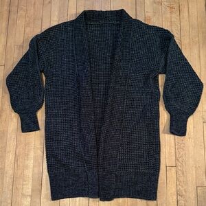 Cozy Midnight Blue Women's Cardigan